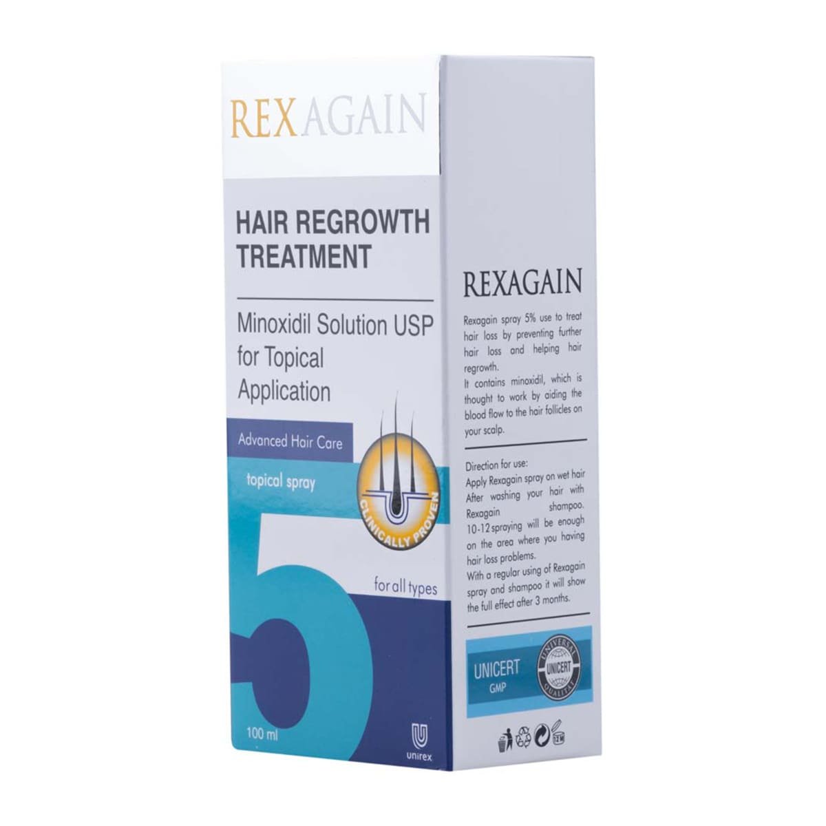 Rexagain 5% Sprej për femra 100ml