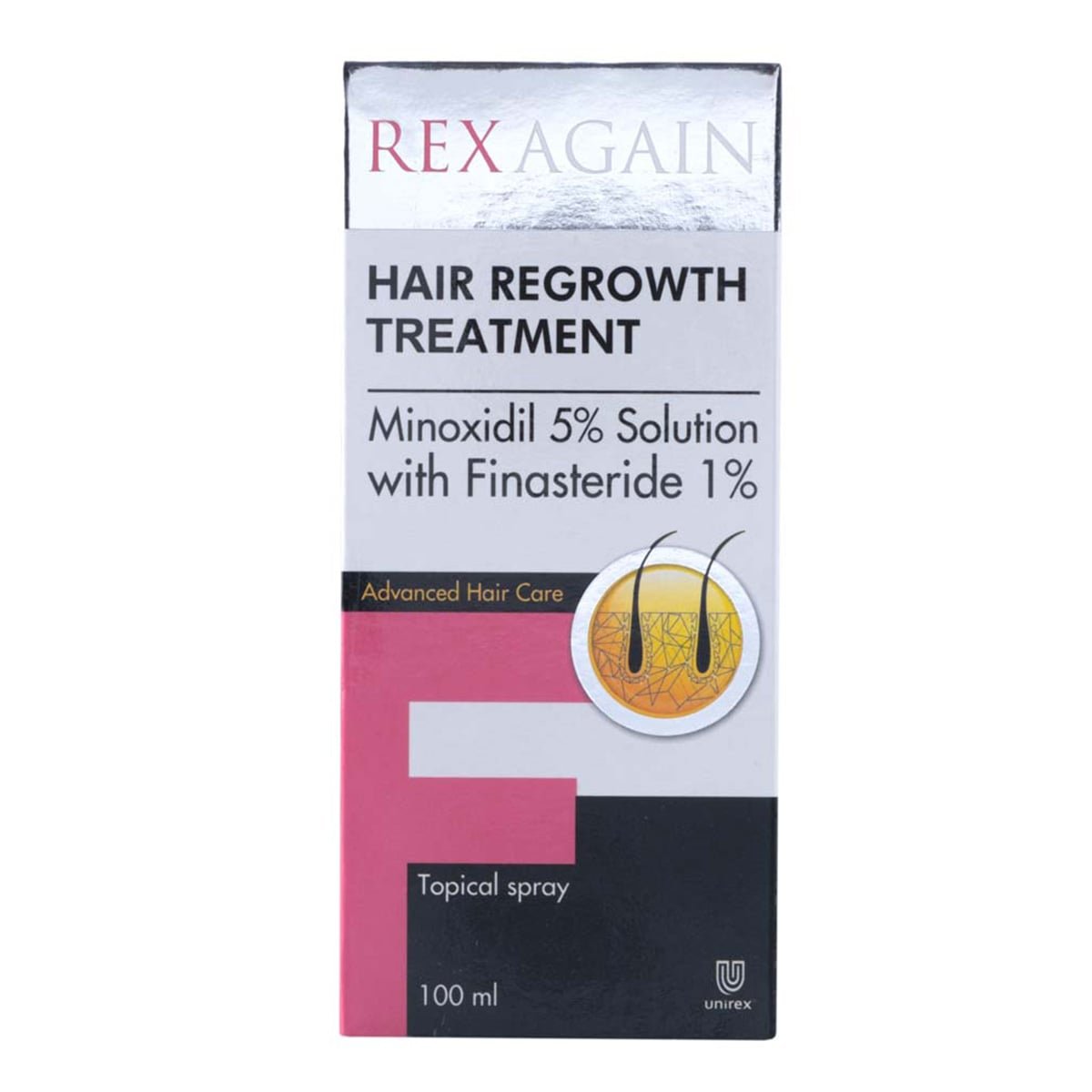 Rexagain 5% Sprej për femra - 100ml