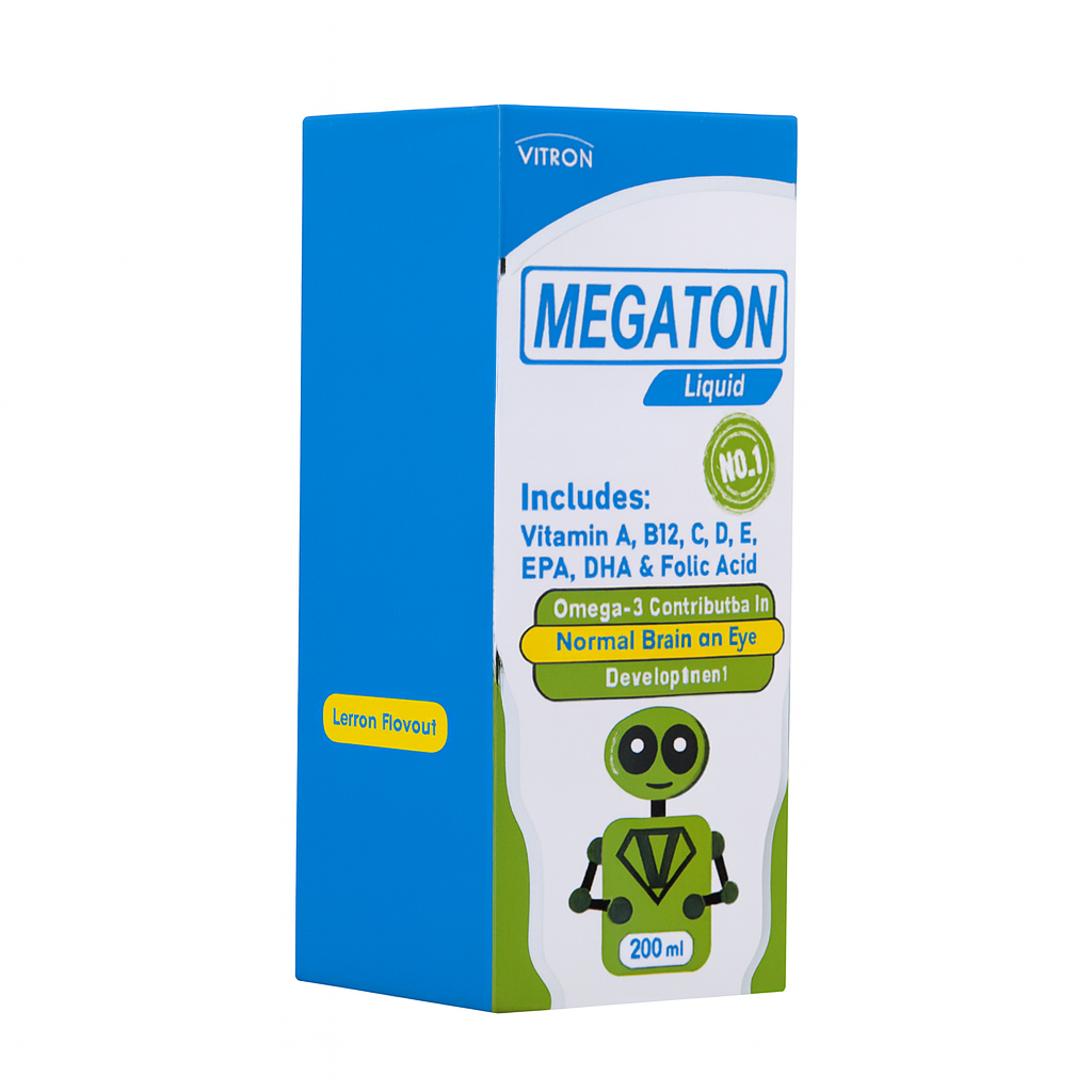 Megaton Sirup Multivitamin & Omeg Vitron