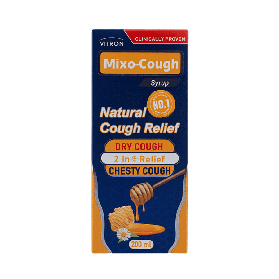 Mixo Cough Syrup 200ml - Vitron