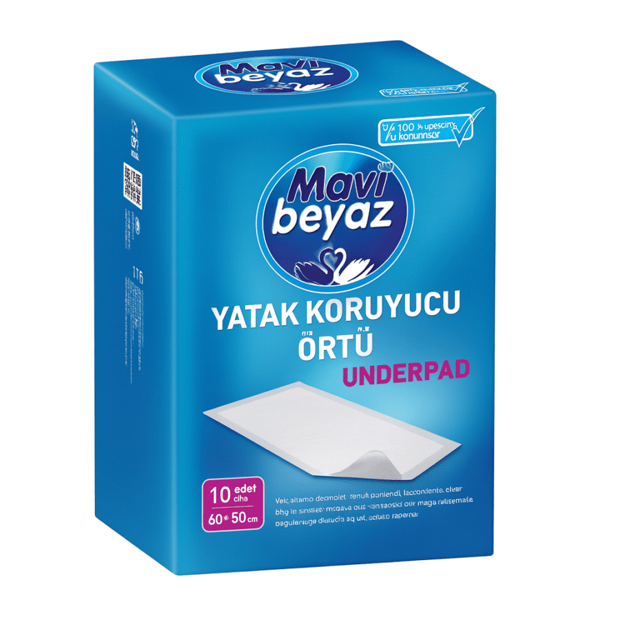 Mbulesë Shtrati 60×90cm - Mavi Beyaz A10