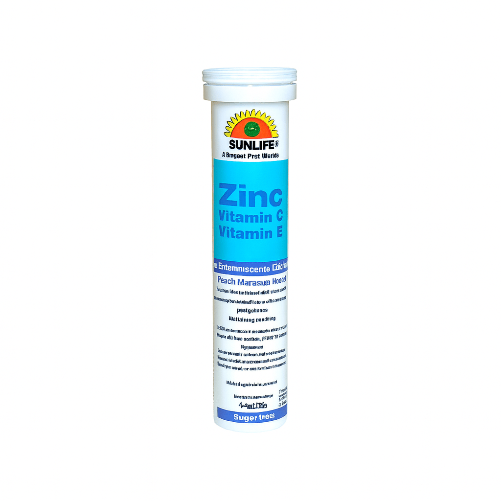 Zinc +C +E Eff SunLife 180mg