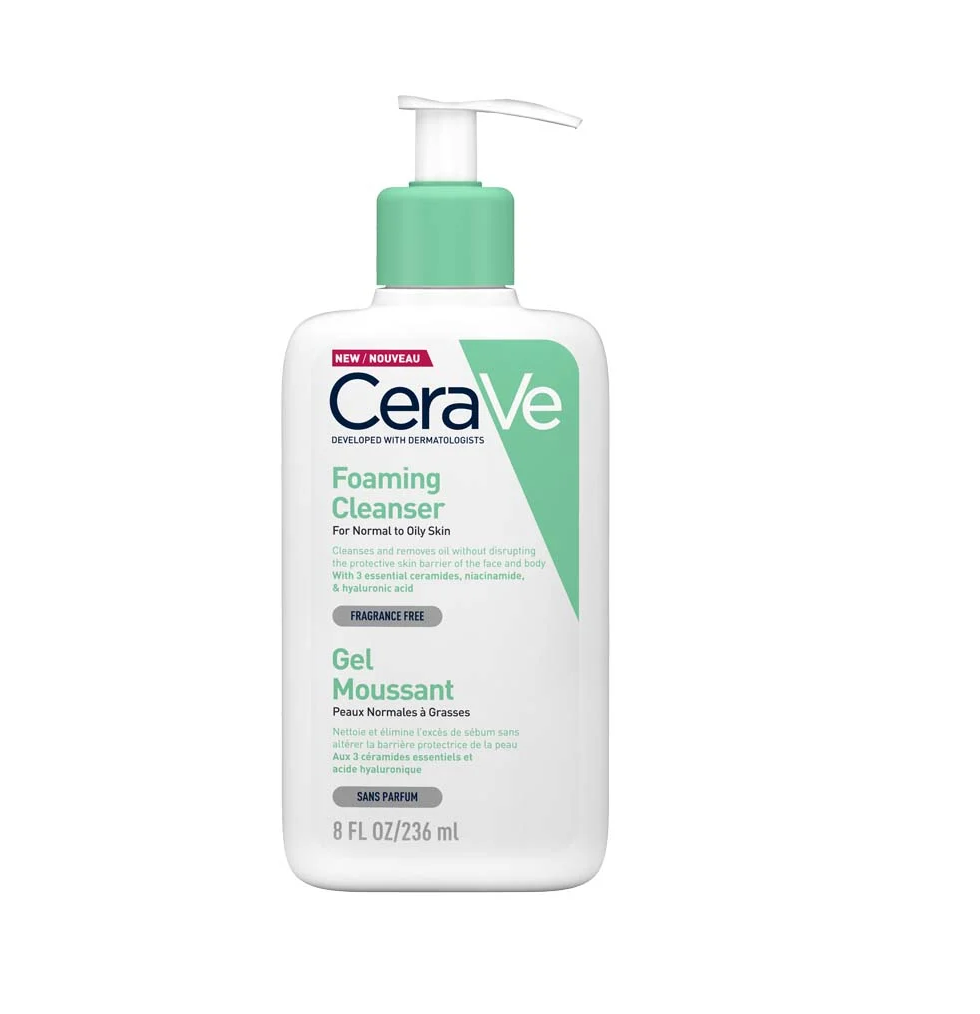 CeraVe® Foaming Cleanser 236ml + Oil Control Gel-Cream 52ml C.0723