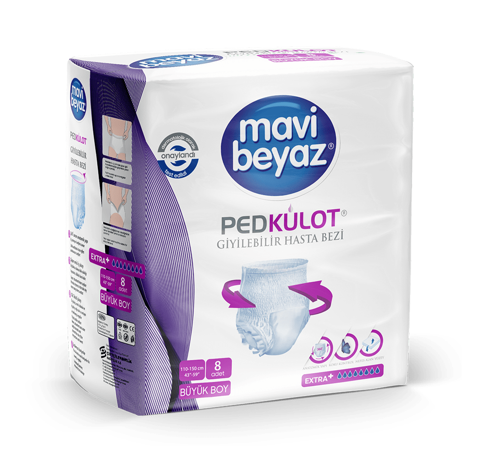 Brek per te Rritur L - Mavi Beyaz A8