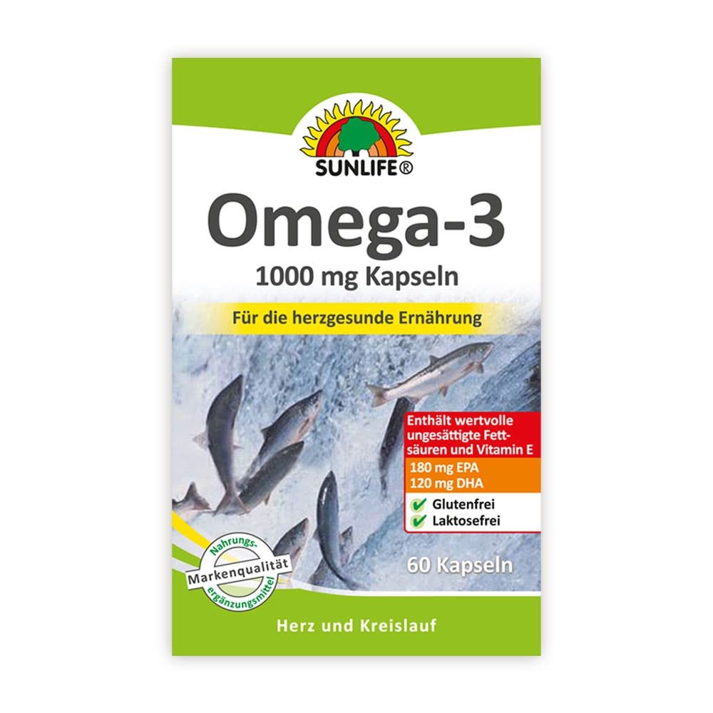 Omega 3 1000 mg capsules  SUNLIFE