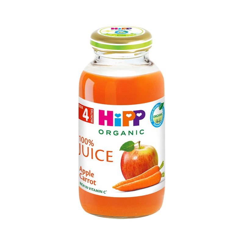 HiPP Lëng - BIO me Mollë & Karrotë 200ml