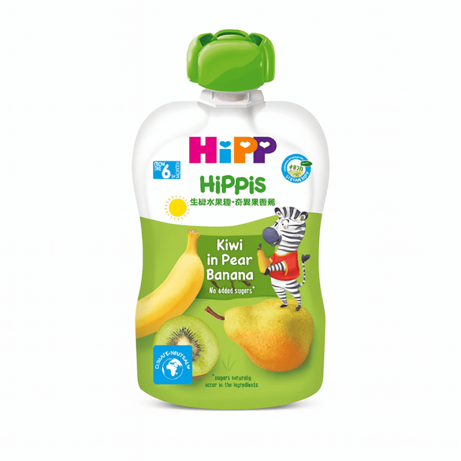HiPPis – Kiwi, Dardhë dhe Banane 100g