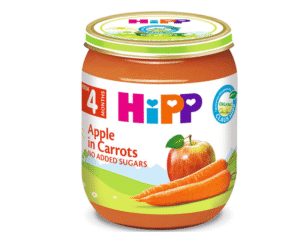 HiPP - Pure BIO me Mollë & Karotë 125gr
