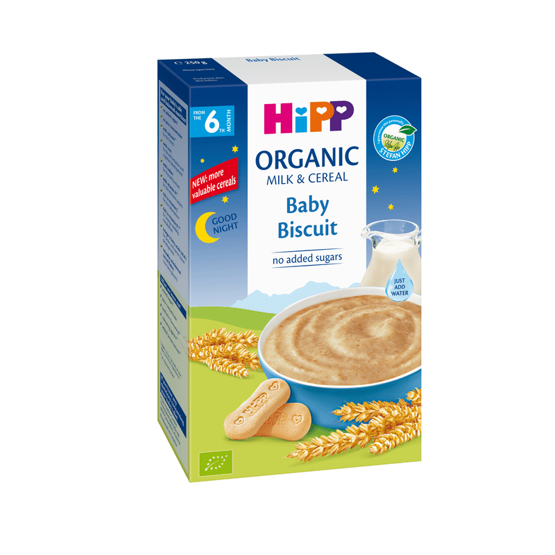 HiPP - Qumësht & Drith me Biskota 250gr