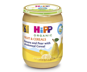 HiPP - Banane & Dardhë me Drithëra 190gr