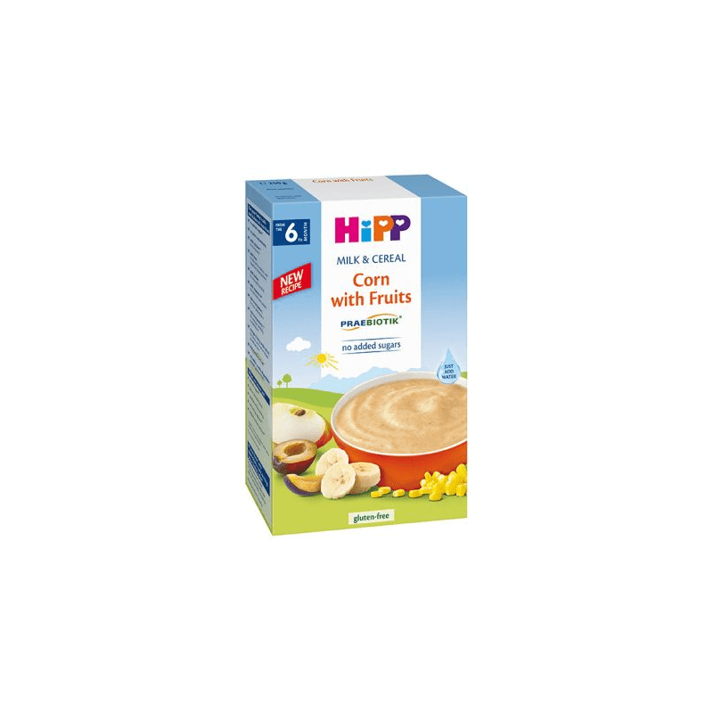 HiPP Drithë - Corn with Fruits 250g