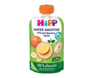 HiPPis Hafer Smoothie BIO – Pjeshkë, Banane & Mollë 120ml