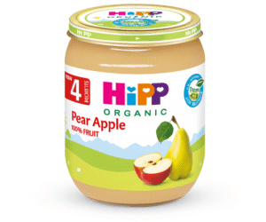 HiPP Organic – Dardhë & Mollë 125g