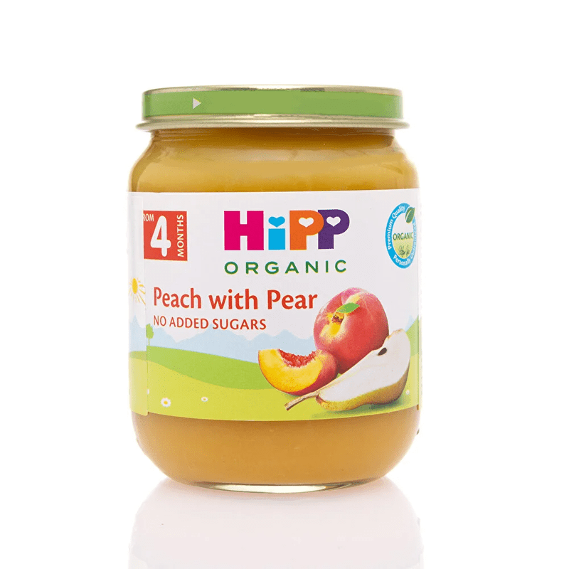 HiPP - Pure BIO me pjeshkë dhe dardhë 125gr