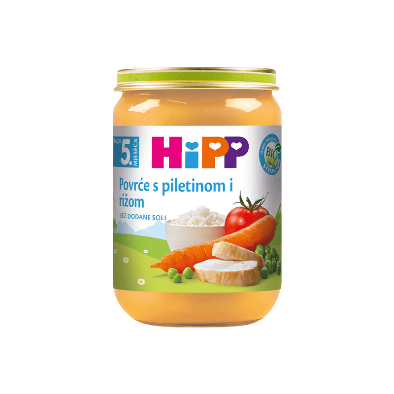 HiPP Perime - me Mish Pule dhe Oriz 190gr