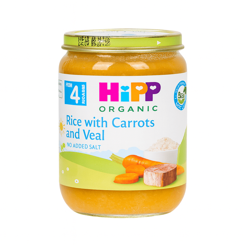 HiPP  – Oriz me Karota & Viç 125g