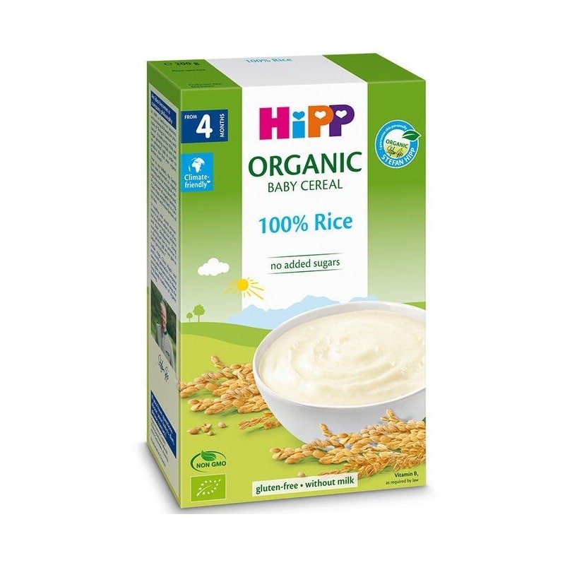 HiPP Organic Baby Cereal – 100% Oriz 200g