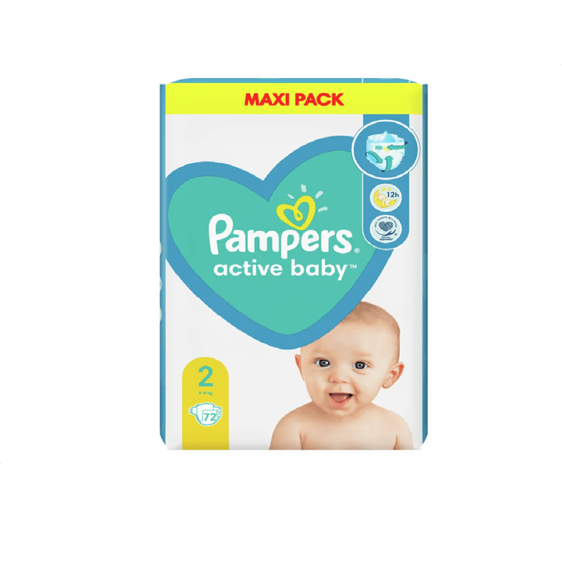 Pampers Active Baby Nr.2 - 72copë