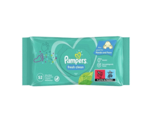 Pampers Fresh Clean – Lecka të Lagura 52 copë