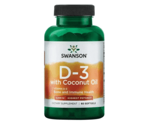 Vitamin D3 5000iu - 60Capsula Swanson