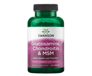 Glucosamine, Chondroitin & MSM – Swanson 120 Tableta
