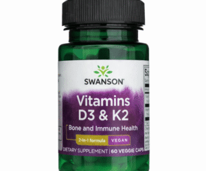 Vitamins D3 & K2 – 60 Kapsula Swanson