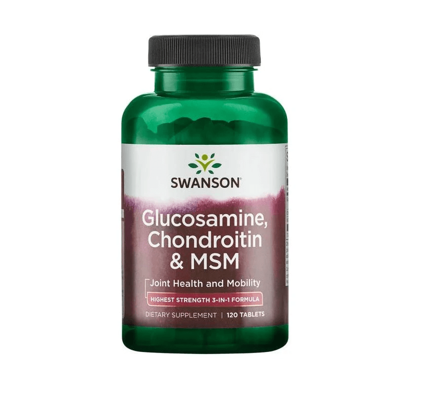 Glucosamine, Chondroitin & MSM - Swanson 120Tableta