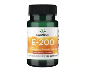 Vitamin E-200IU - Swanson 60Capsula