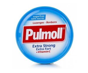 Pulmoll Extra Strong + Vitamin C – Lozenga pa sheqer