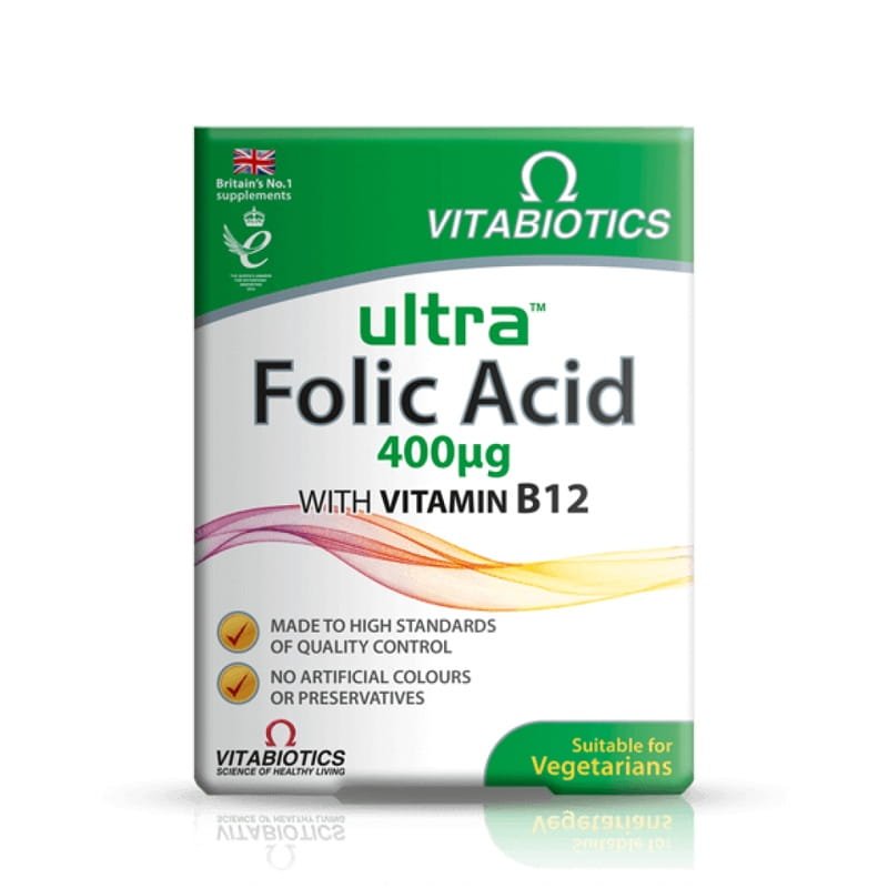 Folic Acid 400µg - Vitabiotics