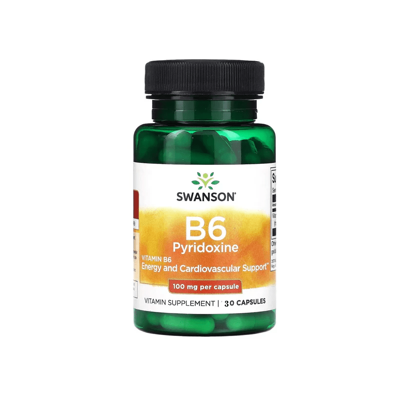 Vitamin B6 100mg – Swanson 30Kapsula
