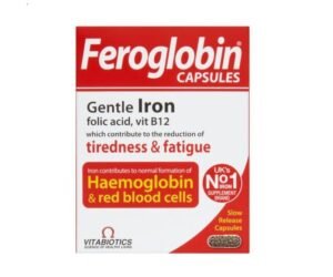 Feroglobin Getle Iron - Vitabiotics 30 Capsules