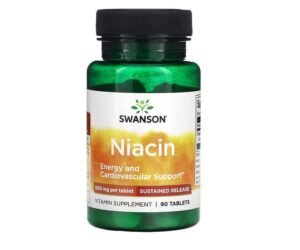 Niacin 500mg - Swanson 90 Tableta
