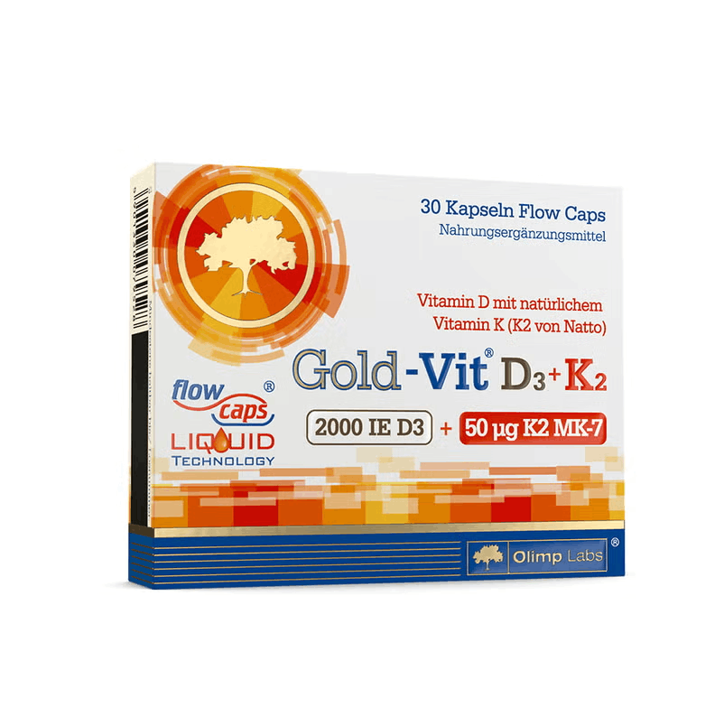 Gold Vitamin D3 + K2 2000IU