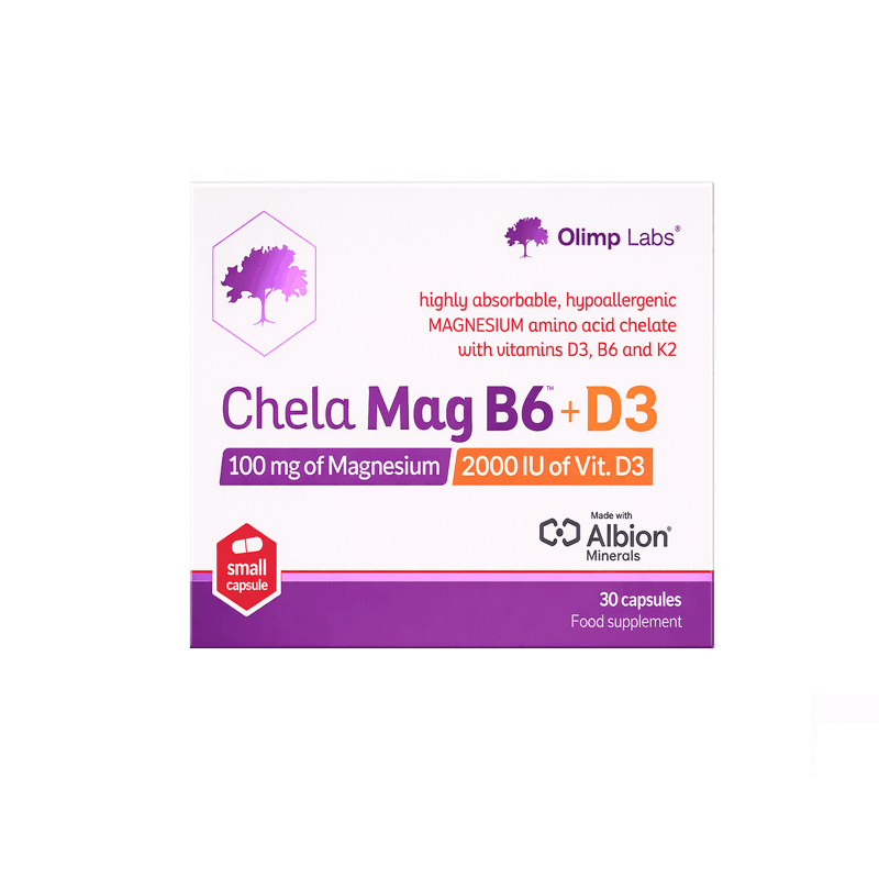 Olimp Chela Mag B6 + D3 – Magnesium + Vitamin D3