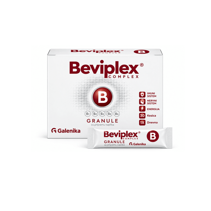 BevipleX – Granula me Vitaminë B Complex 30Qese