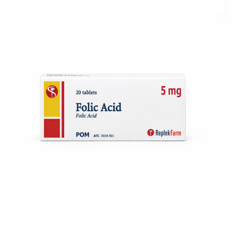 Folic Acid - 5mg Replek