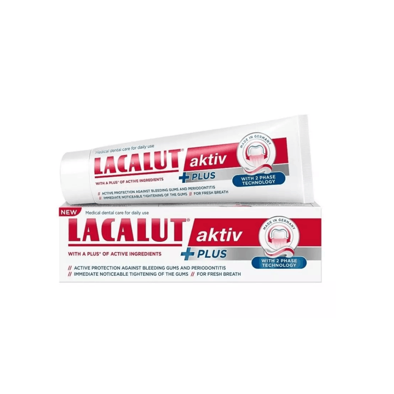 Lacalut Aktiv Plus - Pastë dhëmbësh 75ml