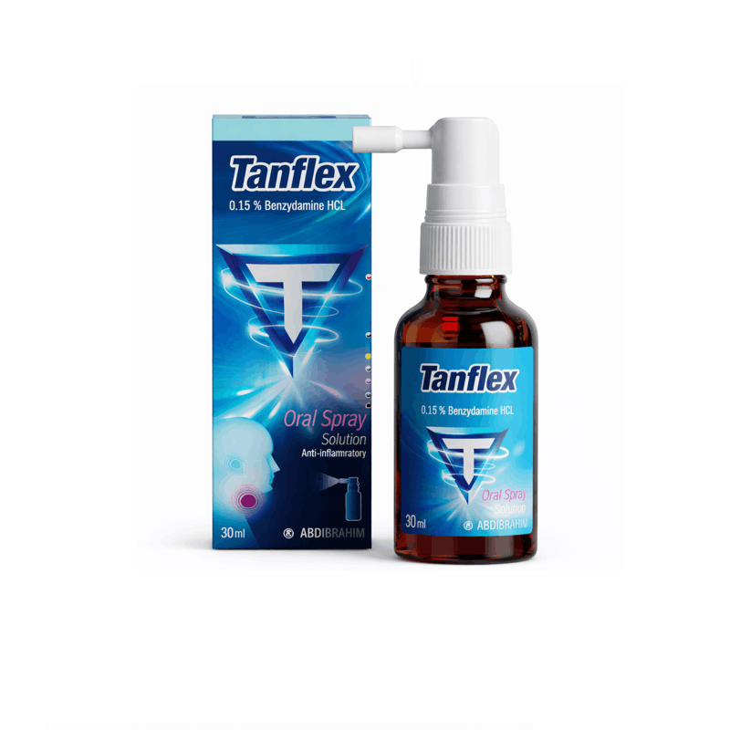 Tanfex Oral Spray 0.15% – Sprej për Fyt dhe Gojë 30 ml