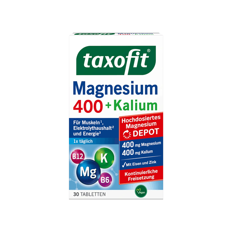 Taxofit Magnesium 400 + Kalium