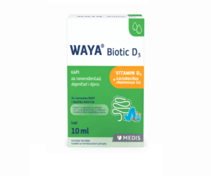 WAYA Biotic D3 – Vitamin D3 + Probiotik për Fëmijë 10ml