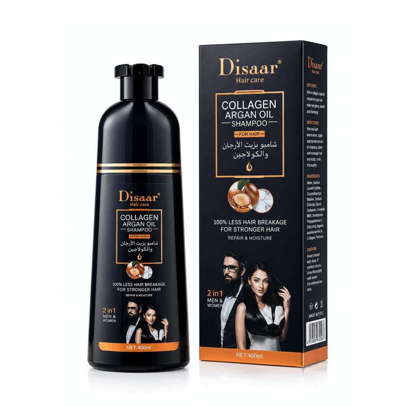Disaar Collagen Argan Oil Shampoo – 2in1 400ml