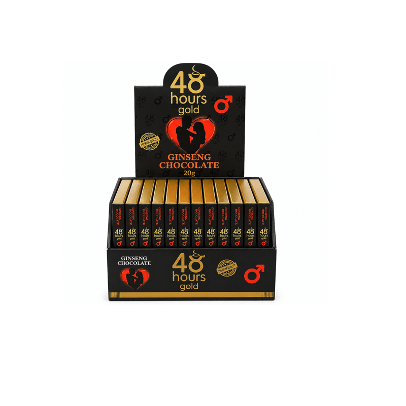 Qokolladë për Potencë Seksuale – 48 Hours Gold 🍫