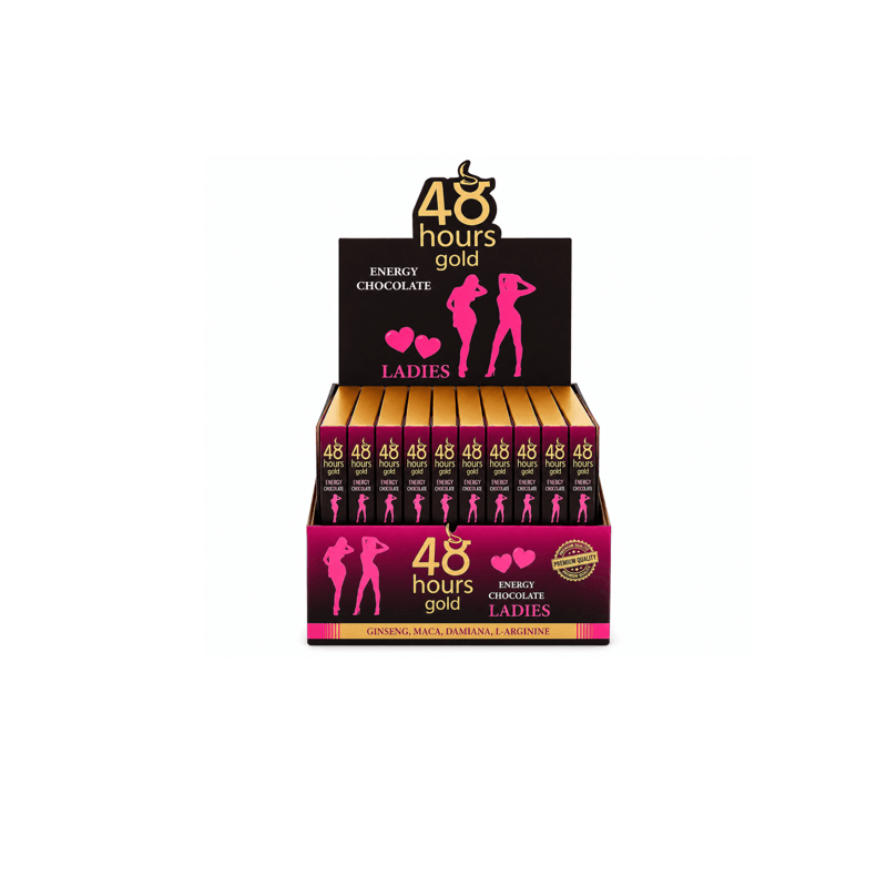 Qokolladë për Potencë Seksuale për Femra – 48 Hours Gold Ladies 🍫