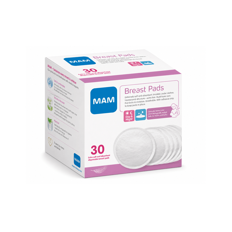 Mantare MAM Breast Pads 30 copë (Kodi: 285004)