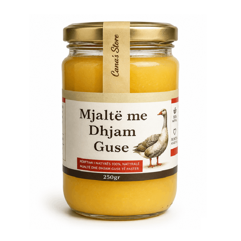 Mjaltë me Dhjam Guse 380gr 🍯