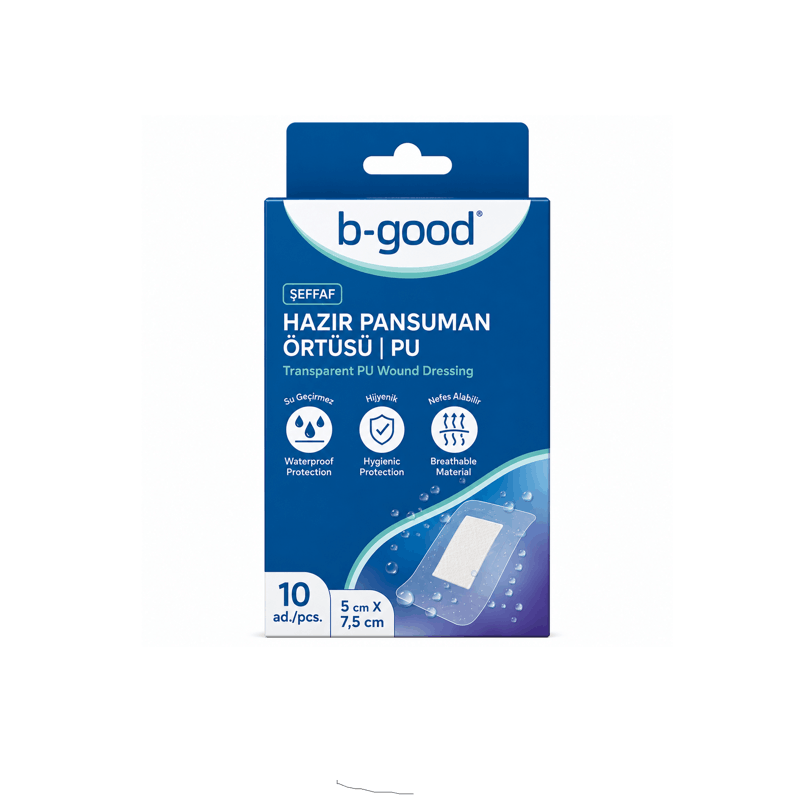 Garze Sterile Transparente 5cm x 7.5cm – 10 Copë