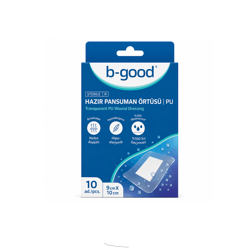 Garze Sterile Transparente 9 x 10 cm – 10Copë