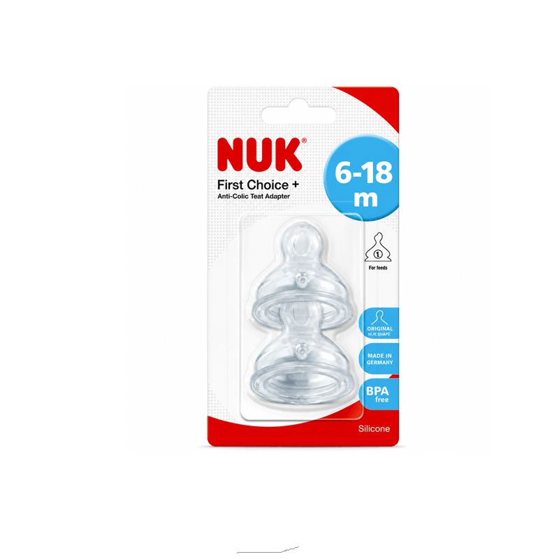 NUK First Choice+ Ndërruese Silikoni 6–18 Muaj Kodi: N721265
