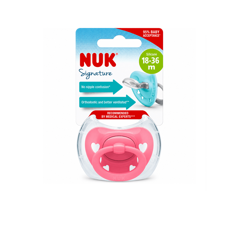 NUK Signature Çuç Mashtruese Silikoni 18–36 Muaj  Kodi: N739703